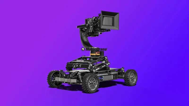 AGITO Sports robotic dolly with remote head and cinema camera