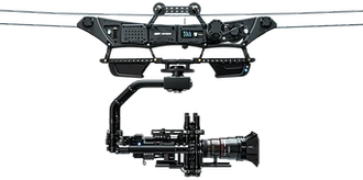 Dactylcam Pro 48v sled with a stabilized head on a line