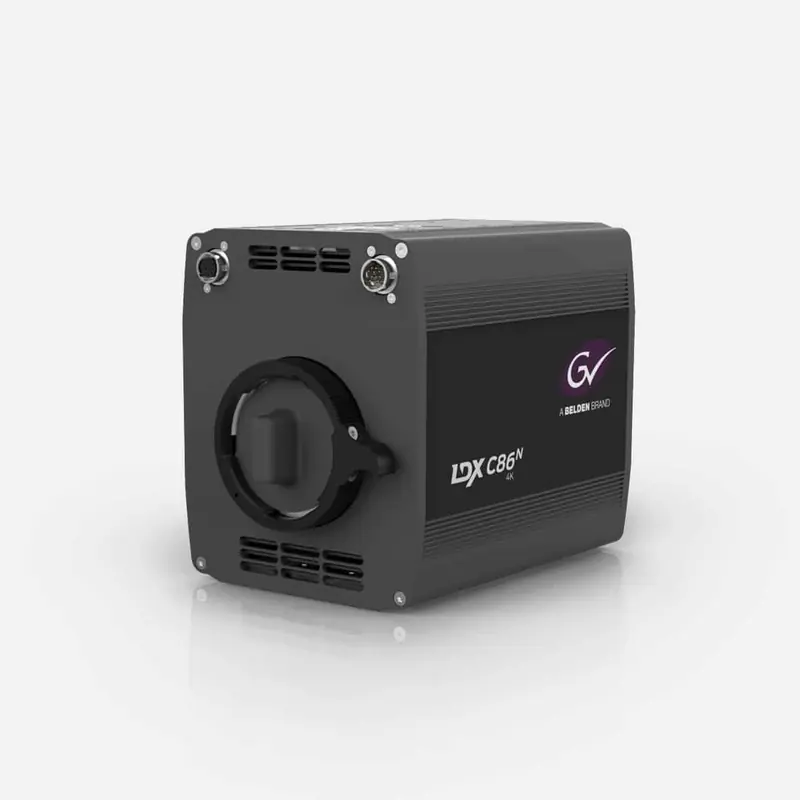 Grass Valley LDX C86N compact camera, front view