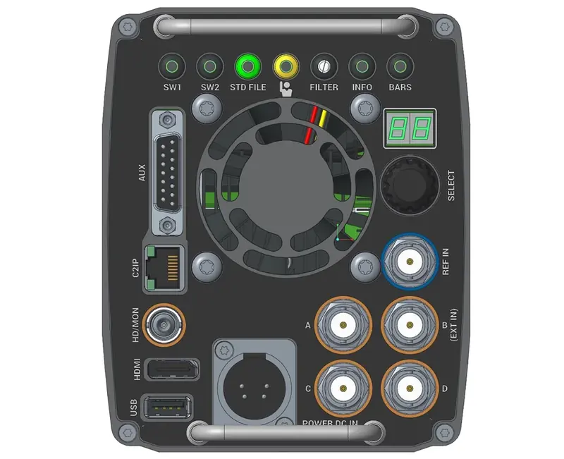 Grass Valley LDX C86N rear connector panel