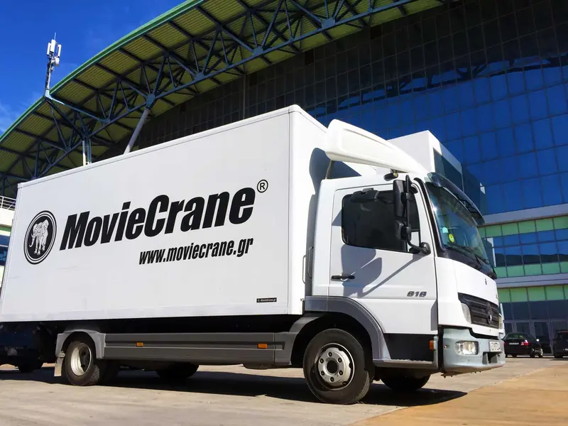 MovieCrane Mercedes truck for equipment transport