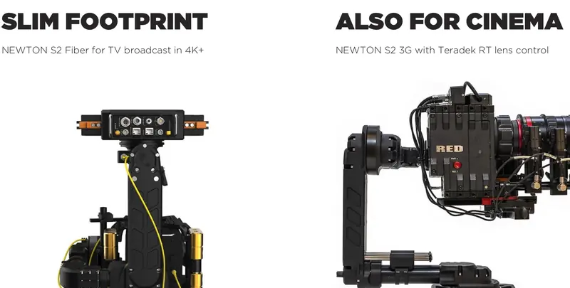 Newton S2: slim footprint for TV broadcast in 4K, also for cinema