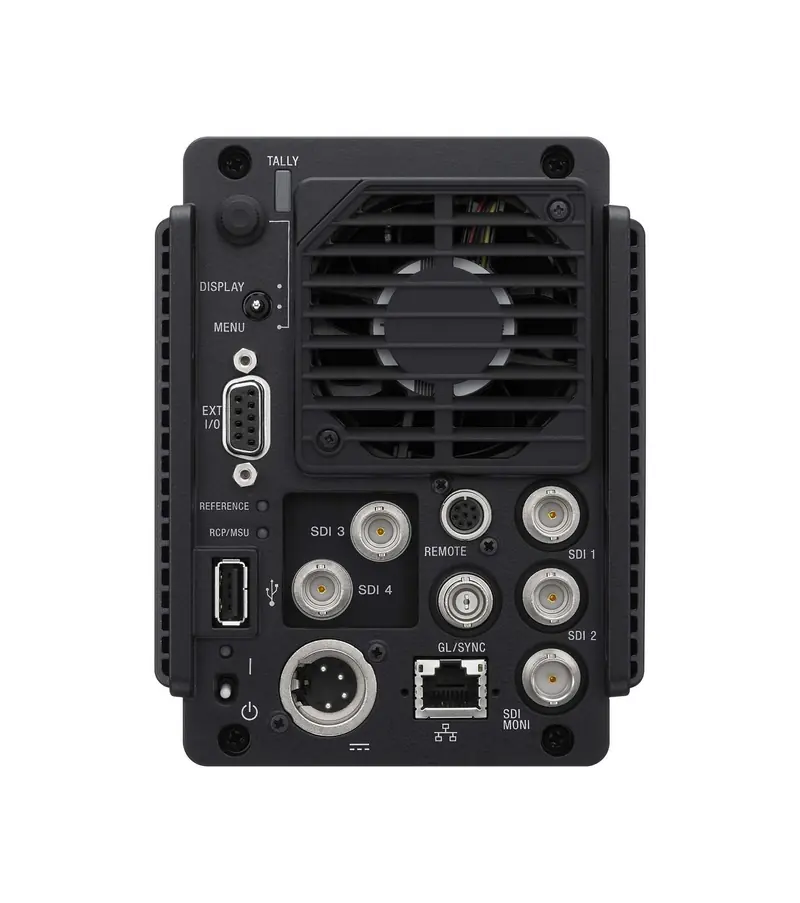 Sony HDC-P50 rear connector panel